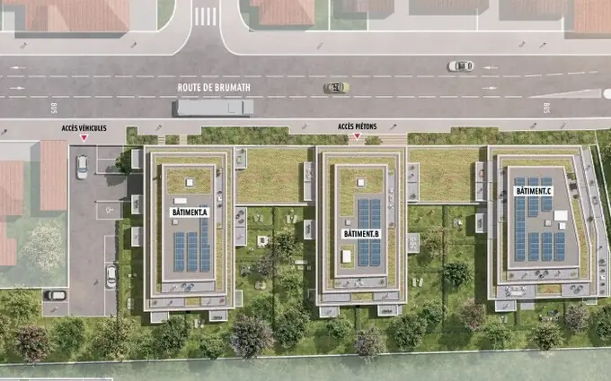 Programme immobilier neuf Les jardins sophoras à Bischheim