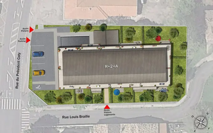 Programme immobilier neuf Résidence le coty à Ambarès-et-Lagrave