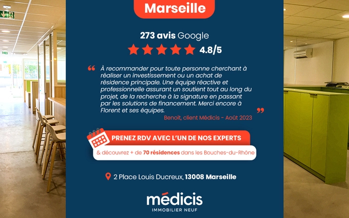 Programme immobilier neuf Marseille 01 réhabilitation à 500m de la gare Saint-Charles à Marseille 1er
