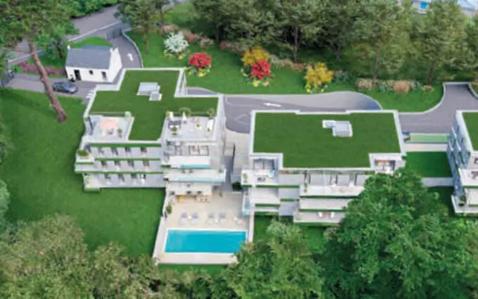 Programme immobilier neuf Brest au coeur d'un parc arboré avec piscine chauffée à Brest