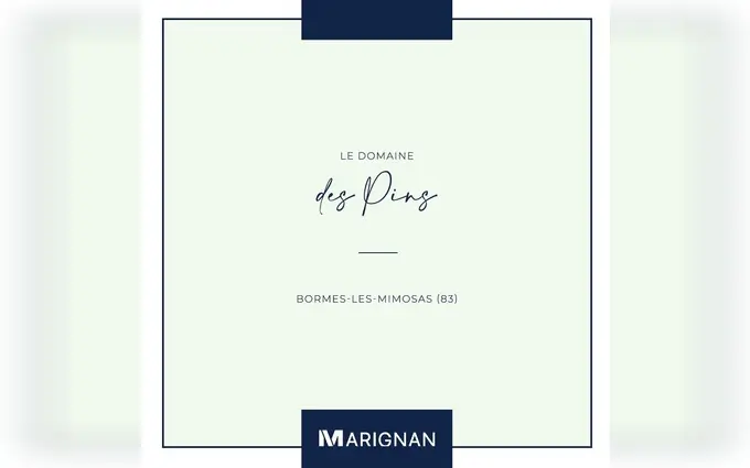Programme immobilier neuf Le domaine des pins à Bormes-les-Mimosas