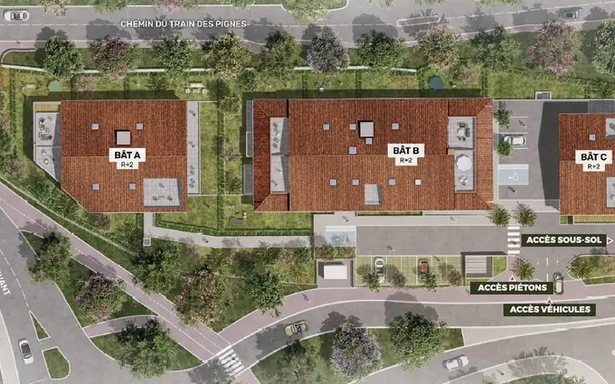 Programme immobilier neuf Le Domaine des Pins à Bormes-les-Mimosas
