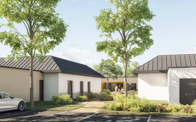 Programme immobilier neuf Luc-sur-mer résidence séniors à 10 min à pied de la plage à Luc-sur-Mer