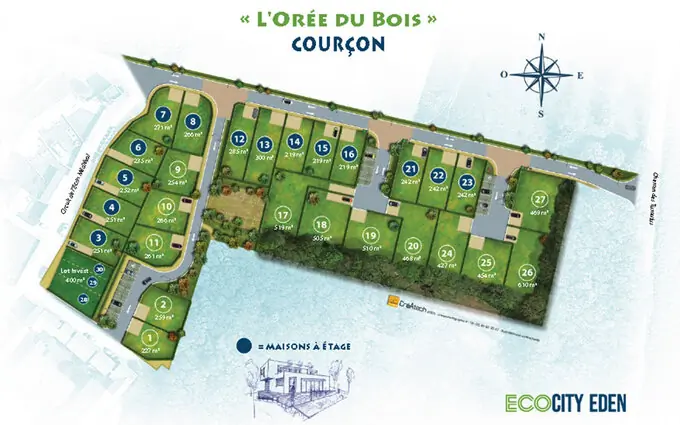 Programme immobilier neuf L'orée du bois à Courçon