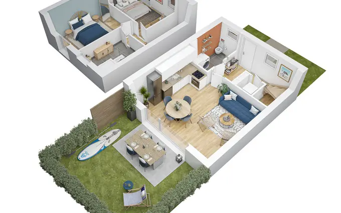 Programme immobilier neuf Les cottages dunes & mer à Bray-Dunes