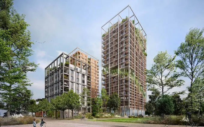 Programme immobilier neuf Strasbourg quartier archipel au wacken entre ville et nature à Strasbourg