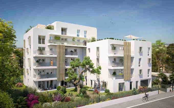 Programme immobilier neuf Marseille 8 pointé rouge à proximité immédiate de la mer à Marseille 8ème