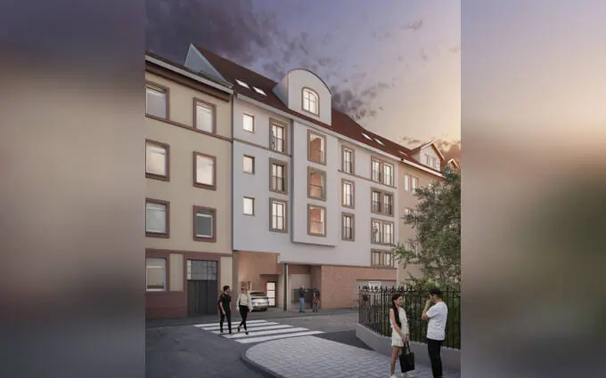Programme immobilier neuf Strasbourg à l'entrée de koenighoffen moins de 5 min du tram f
