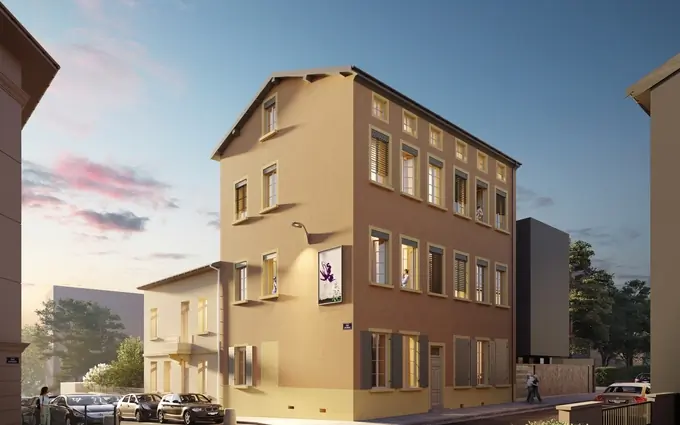Programme immobilier neuf Lyon 4 réhabilitation à 10 min à pied du métro c hénon à Lyon 4ème