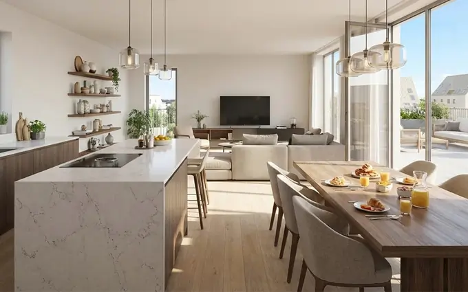 Programme immobilier neuf Dijon écoquartier Jardin des Maraîchers proche des commerces à Dijon (21000)
