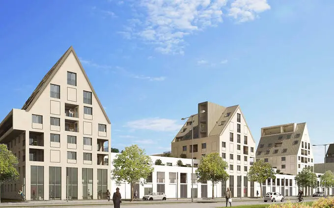 Programme immobilier neuf Dijon écoquartier Jardin des Maraîchers proche des commerces à Dijon