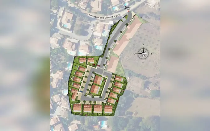 Programme immobilier neuf Le Hameau des Oliviers à Roquebrune-sur-Argens