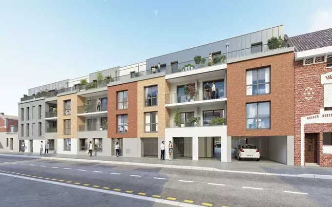 Programme immobilier neuf Hallennes-lez-Haubourdin en plein centre bourg à Hallennes-lez-Haubourdin (59320)