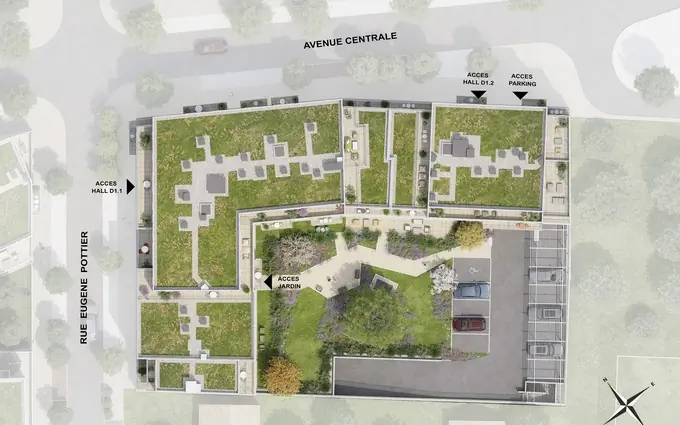 Programme immobilier neuf Les terrasses marceau tr2 d1 à Drancy