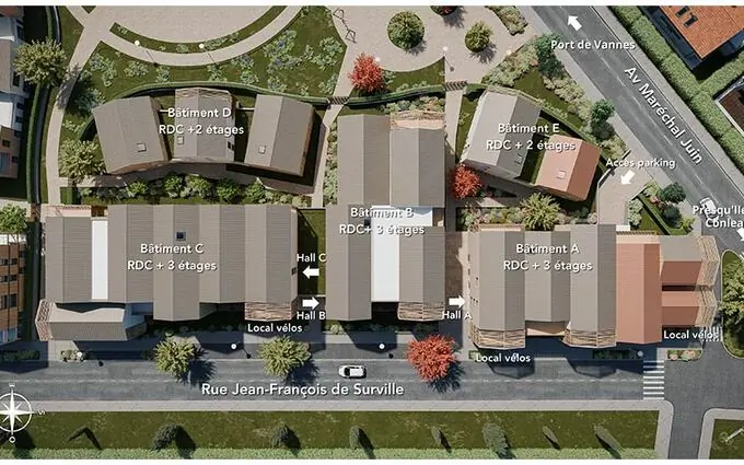 Programme immobilier neuf Les maritimes à Vannes