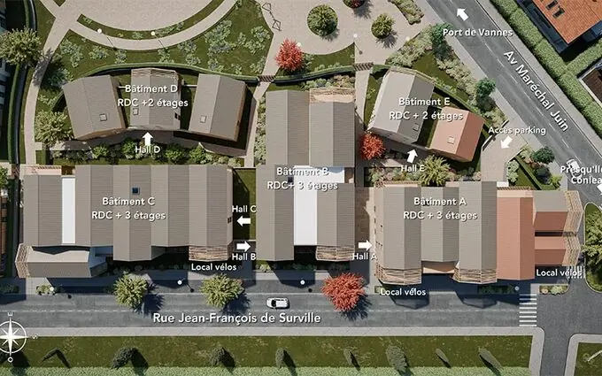 Programme immobilier neuf Les maritimes à Vannes