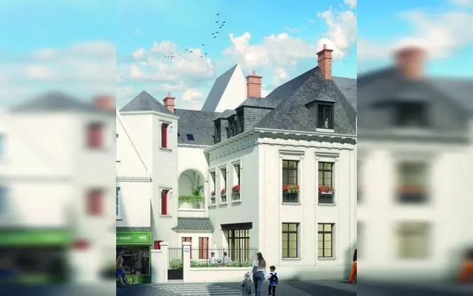 Programme immobilier neuf Loches réhabilitation malraux à 250m du jardin public à Loches