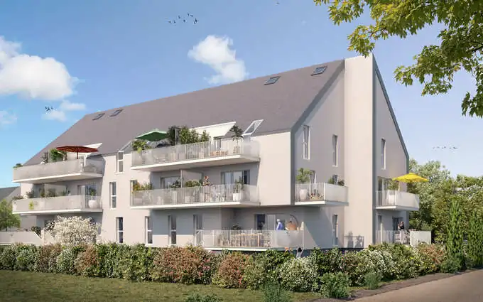 Programme immobilier neuf La Ville-aux-Dames coeur de bourg à 8km de Tours à La Ville-aux-Dames