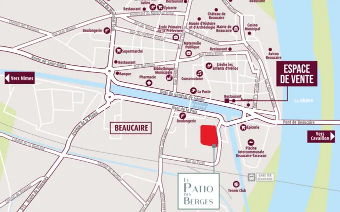 Programme immobilier neuf Le patio des berges à Beaucaire