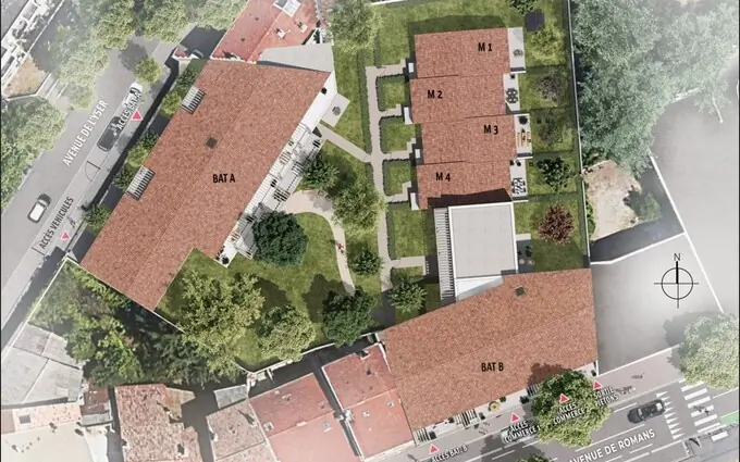 Programme immobilier neuf Les jardins du cèdre à Valence