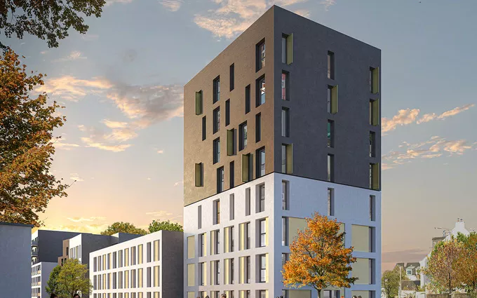 Programme immobilier neuf Lorient résidence urbaine à 3 min à pied de la gare à Lorient