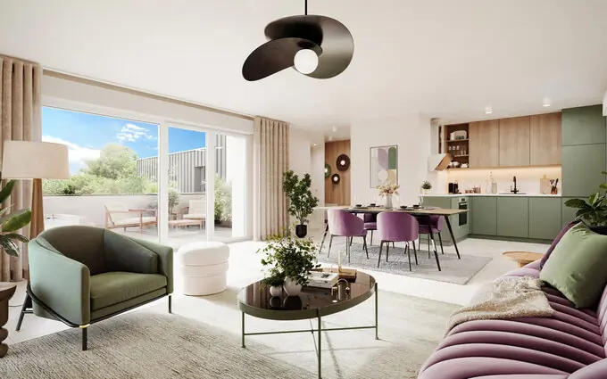 Programme immobilier neuf Dijon à 3 min en voiture de la toison d'or