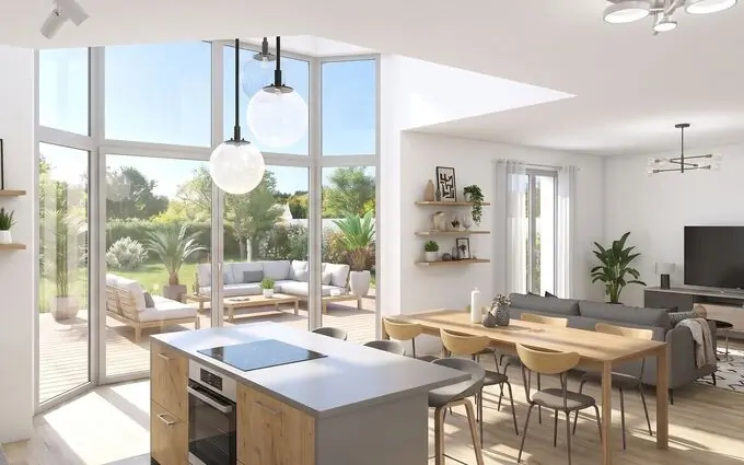 Programme immobilier neuf Dijon écoquartier à 15 min à pied du parc de la Colombière à Dijon