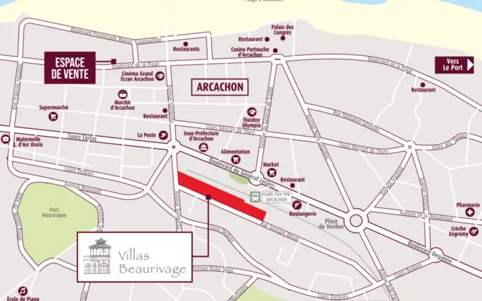 Programme immobilier neuf Villas beaurivage à Arcachon