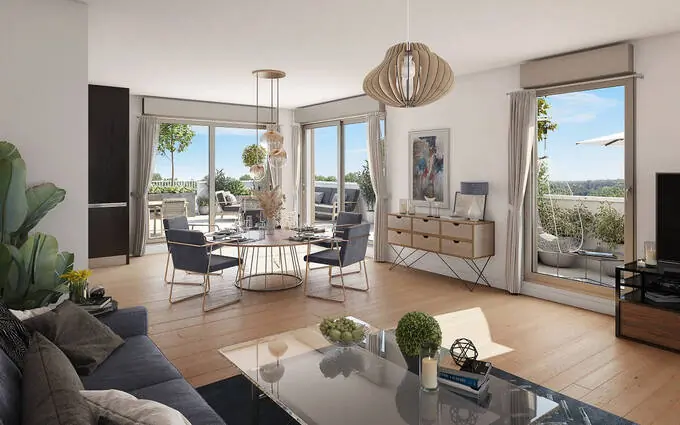 Programme immobilier neuf Cesson-sévigné quartier dynamique à 10 min à pied du métro