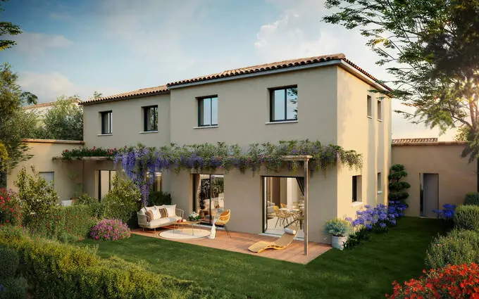 Programme immobilier neuf Saint-cannat maisons intimistes à 7 min des bus proche centre à Saint-Cannat