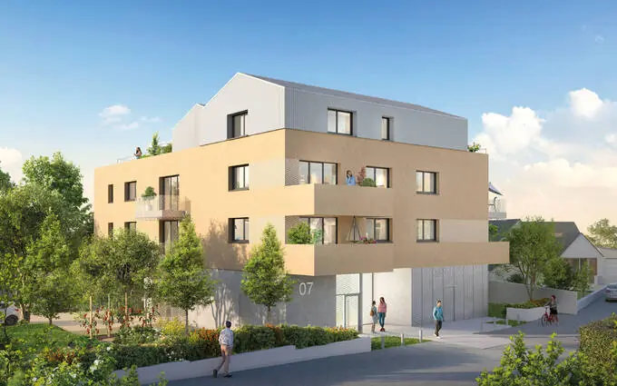 Programme immobilier neuf Saint-herblain à 3 min de l'arrêt de bus ligne 91 à Saint-Herblain