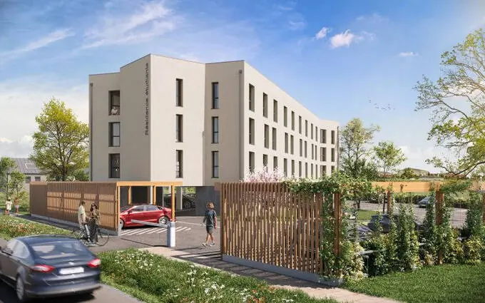 Programme immobilier neuf Colombelles résidence étudiante à 15 min en voiture de caen à Colombelles