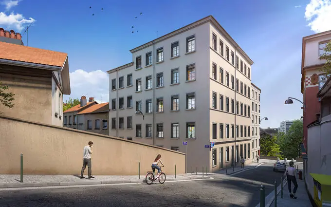 Programme immobilier neuf Lyon 4ème réhabilitation à 10 min à pied du parc de la tête d'or à Lyon 4ème