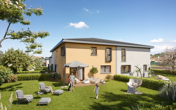 Programme immobilier neuf Les carres du bois à Saint-Bonnet-de-Mure (69720)