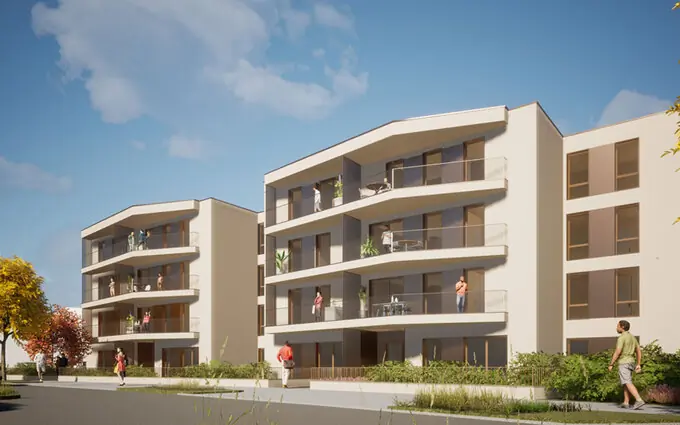 Programme immobilier neuf Is-sur-tille à 7 min à pied de la gare à Is-sur-Tille