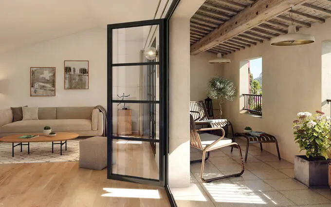 Programme immobilier neuf Aix-en-provence vues exceptionnelles sur le château vauvenargues à Aix-en-Provence