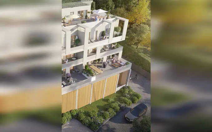 Programme immobilier neuf Evian-les-bains sur les hauteurs face au lac léman à Évian-les-Bains