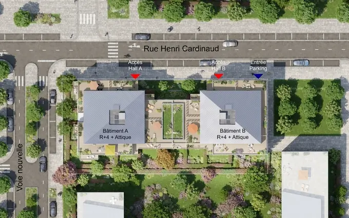 Programme immobilier neuf Fontaine du mesly à Créteil