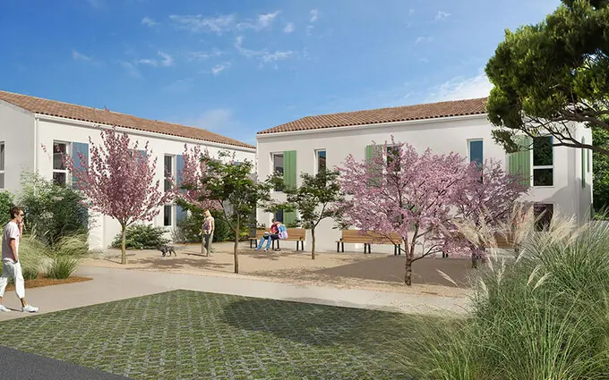 Programme immobilier neuf Breuillet maisons coeur de bourg à 10 min de route des plages à Breuillet