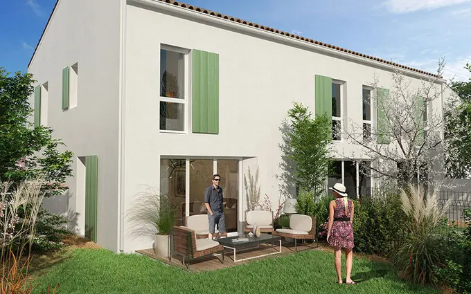 Programme immobilier neuf Breuillet maisons coeur de bourg à 10 min de route des plages à Breuillet