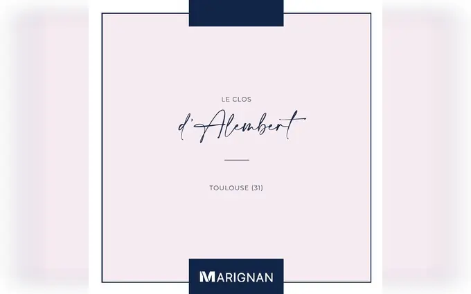 Programme immobilier neuf Le clos d'alembert à Toulouse