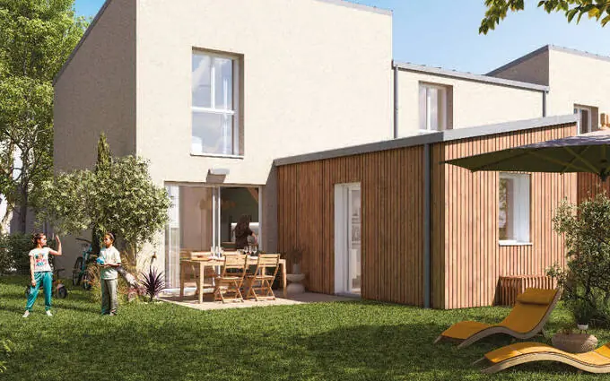 Programme immobilier neuf Chambray-lès-tours maisons neuves écoquartier de la guignardière à Chambray-lès-Tours