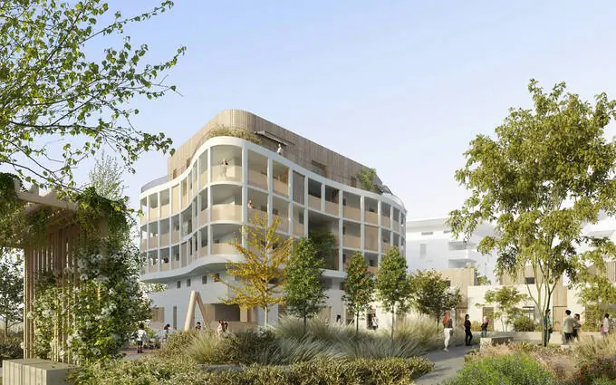 Programme immobilier neuf Castelnau-le-lez écoquartier en face du parc de verchant à Castelnau-le-Lez