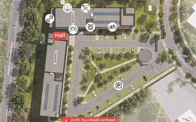 Programme immobilier neuf Campus tolosan à Auzeville-Tolosane