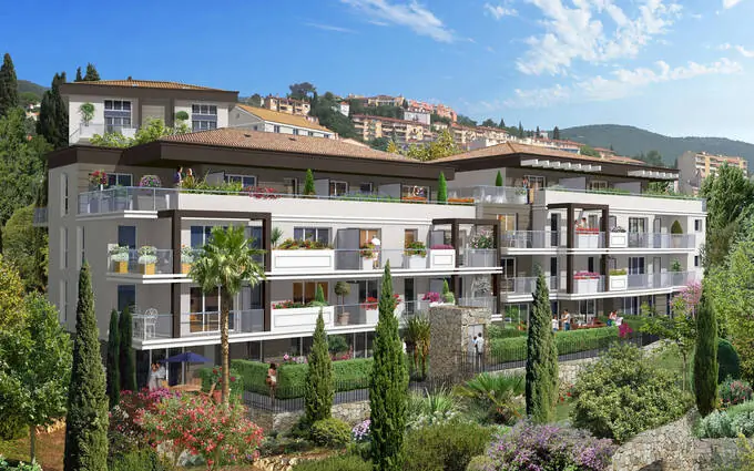 Programme immobilier neuf Grasse à deux pas du centre-ville et arrêt bus petit paris bas à Grasse