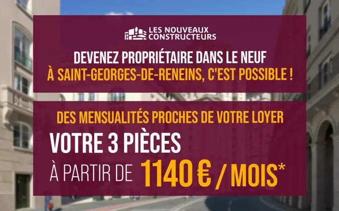 Programme immobilier neuf Les Allées Fleurie à Saint-Georges-de-Reneins