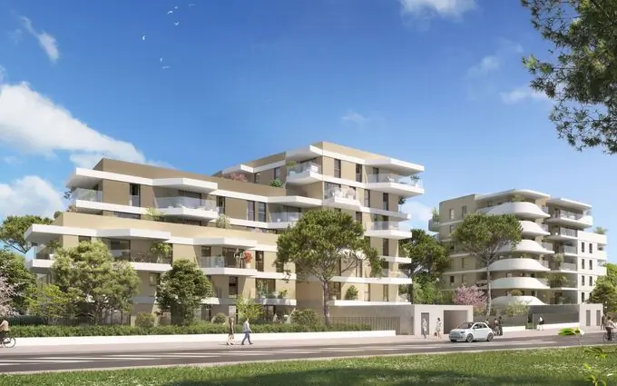 Programme immobilier neuf Montpellier  - tva 5,5% - du 2 au 4p - en travaux