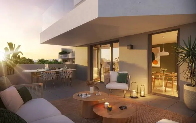 Programme immobilier neuf Montpellier  - tva 5,5% - du 2 au 4p - en travaux à Montpellier