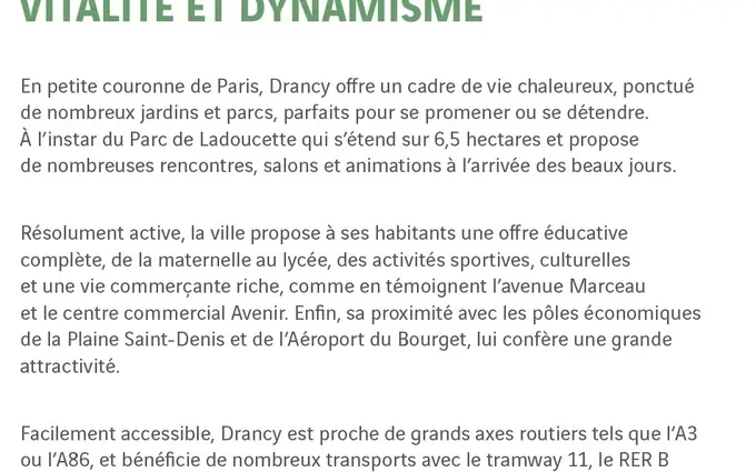 Programme immobilier neuf Les terrasses marceau tr2 b à Drancy