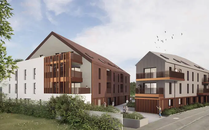 Programme immobilier neuf La Mézière au pied de l'arrêt de bus 15 direction Rennes à La Mézière